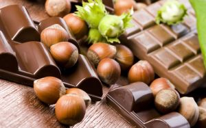 Chocolate - hazelnuts